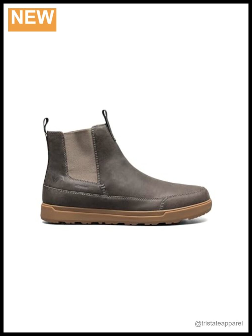 Waterproof Chelsea Boots for Men, Full Grain Leather, Memory Foam, Sneaker Style